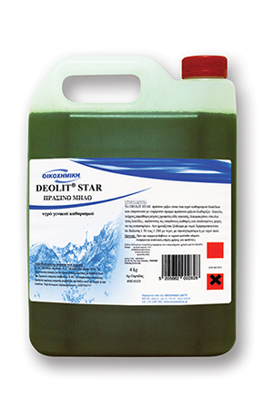 DEOLIT STAR ΠΡΑΣΙΝΟ ΜΗΛΟ 4KG